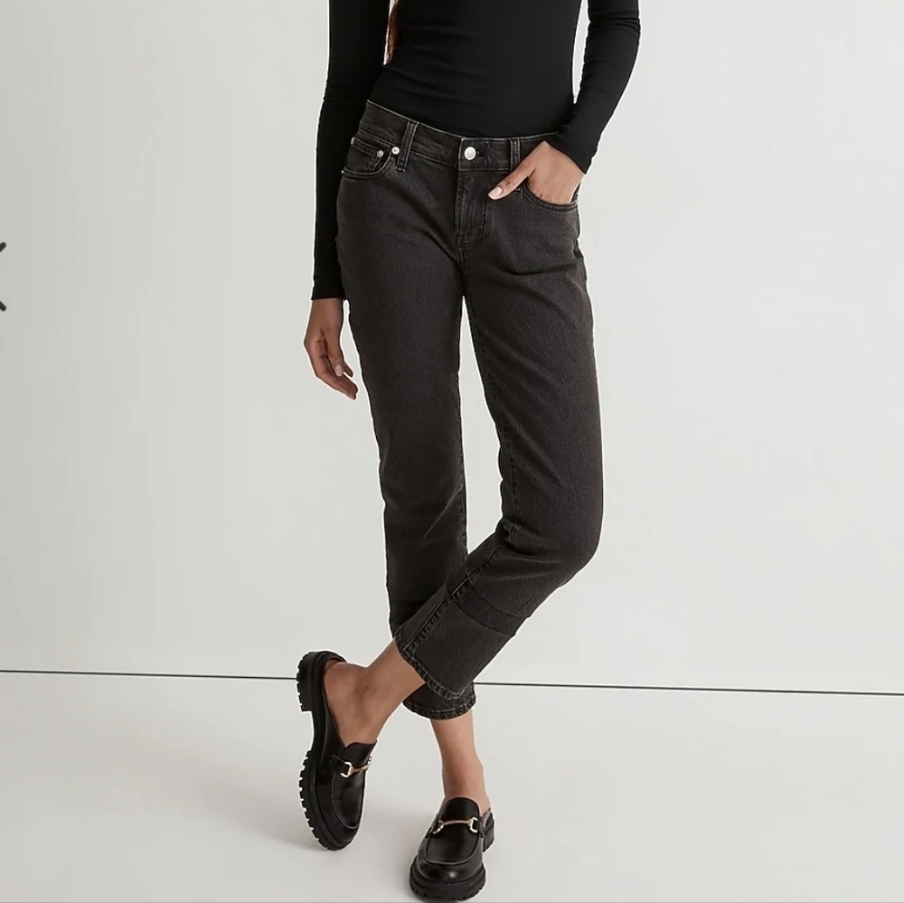 Madewell The Low-Rise Perfect Vintage Jean in Lunar Wash size 24